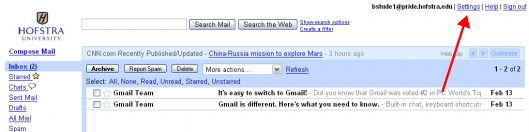GMail Settings
