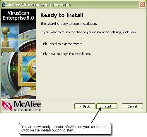 Click the install button
