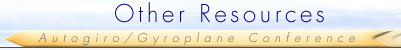 Autogiro/Gyroplane Resources