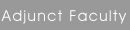 Adjunct Faculty
