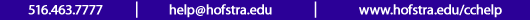 Hofstra University Help Desk Information: (516) 463-7777, help@hofstra.edu, www.hofstra.edu/cchelp