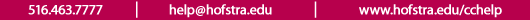 Hofstra University Help Desk Information - 516.463.7777 - help@hofstra.edu - www.hofstra.edu/cchelp