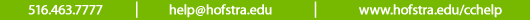 Hofstra University Help Desk Information - 516.463.7777 - help@hofstra.edu - www.hofstra.edu/cchelp