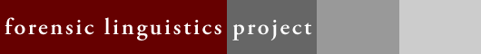 Forensic Linguistics  Project