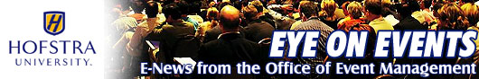 Eye on Events - E-News from the Office of Event Management