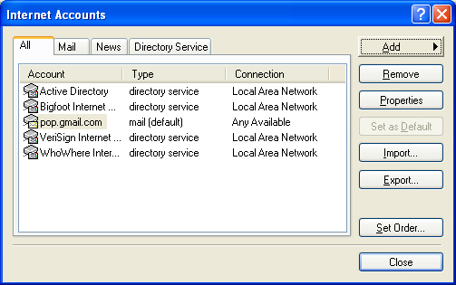 Select Account