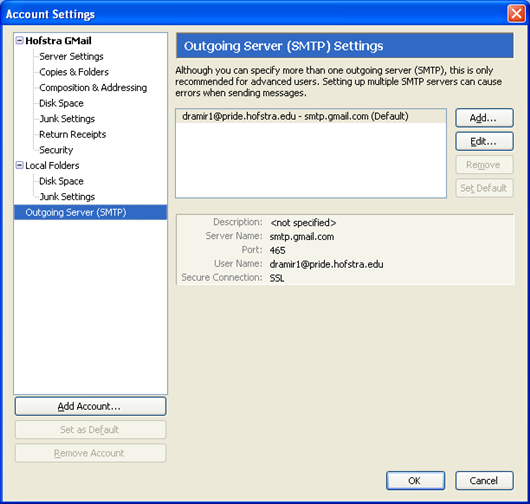 Account Setup Conclusion