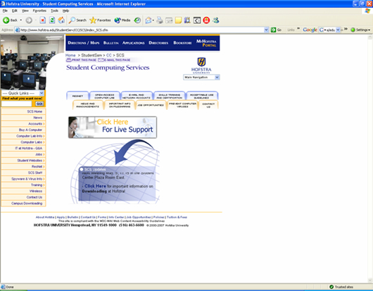 SCS Homepage