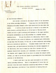 Professional Correspondence to Broadus Mitchell from Daniel Willard, President, Board of Trustees, Johns Hopkins University, January 10, 1939