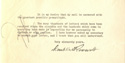Personal Correspondence to Broadus Mitchell from Franklin D. Roosevelt, N.D.
