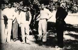 William D. Hull & friends in India. N.D.