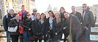(left to right) James Sarris '13, Taramarie Liscoe '13, Nick Morgan '12, Helen Masha '14, Aamir Vikas '12, Amanda Farda '12, Brie Schachtel '14, Lindsay Shulman '13, Emily Gage '12, Caela McLoughlin '13, Matt Garcia '12, Eric Buckmeyer '12, Charles Ritschel '13