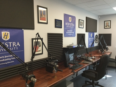 Hofstra SPorts Journalism Audio Studio /