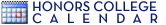 Honors College Calendar