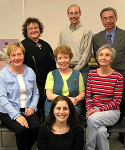 The Artists: Top Row: Jeanne Rose, Herb Cohen, Rey Reyes, Middle Row: Jean Quaranta, Emily Schreiber, Thelma Triant. Bottom Row: Justine Scarinzi. The Artists: Top Row: Jeanne Rose, Herb Cohen, Rey Reyes, Middle Row: Jean Quaranta, Emily Schreiber, Thelma Triant. Bottom Row: Justine Scarinzi.