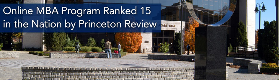 Online MBA Program Ranked 15 in the Nation by Princeton Review Online MBA Program Ranked 15 in the Nation by Princeton Review