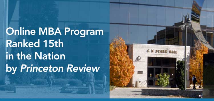 Online MBA Program Ranked 15 in the Nation by Princeton Review