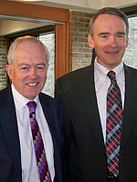 Sir David Tweedie and Henry Keizer