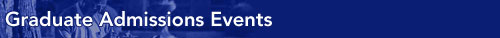 Graduate Admissions Events