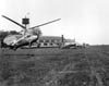Pitcairn PA-36 Whirlwing Autogiro landing after a vertical, no-forward approach during a test at Pitcairn Field, Willow Grove, PA.