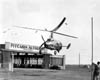 Pitcairn PA-36 Whirlwing Autogiro, after making a jump take-off in 1941 flown by Frederick Slim Soule, breaks a tape in forward flight.