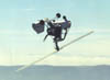 An upside-down Jim Vanek looping his SportCopter