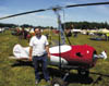 John VanVoorhees with his Pitbull tractor autogiro at the 2000 Arlington EAA Regional Fly-In