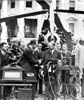 Awarding of the Collier Trophy at the White House on April 22, 1931 to Harold F. Pitcairn by President Herbert Hoover.