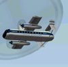 Scene from Fairey Rotodyne X-Game simulation - courtesy of  Dan Hopgood