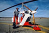 David Gittens standing next to his award-winning Ikenga 530Z Gyroplane