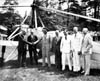 Dr. Charles Abbott, Secretary of the Smithsonian Institution accepting the donation of the Cierva C.8W