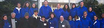  HART members and students at Hofstra's Fall Open House.