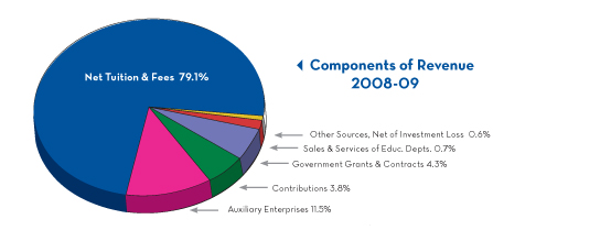 Components of Revenue 2008-09