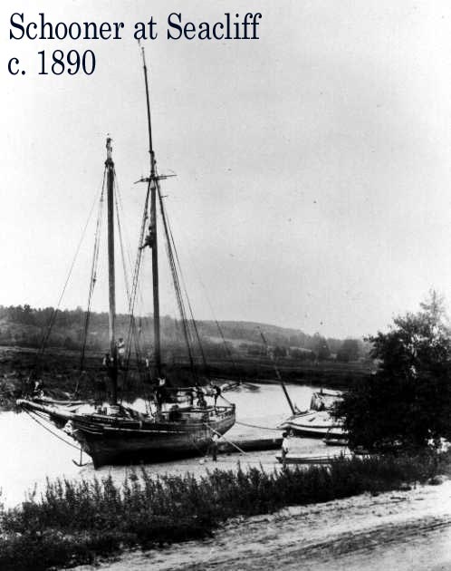 Schooner at Seacliff