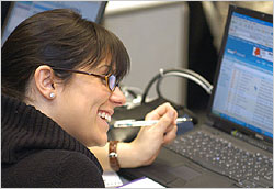 Student at the Computer