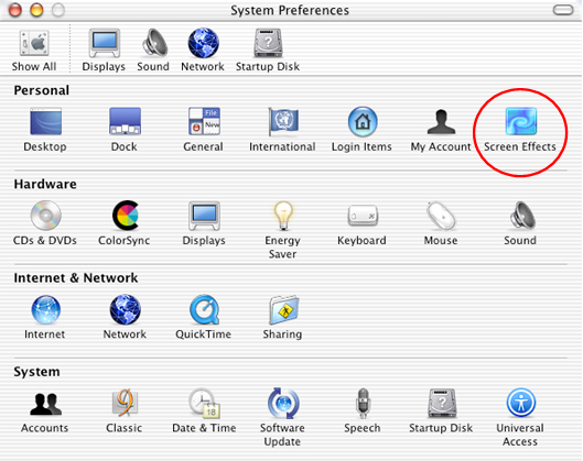 Macintosh Screen Effects
