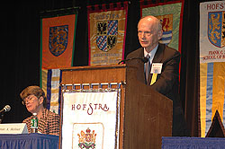 Janet Reno and Richard Riley at Friday's Opening Keynotes