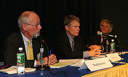Slade Gorton, Rand Beers and Gary Hart at the Confronting Terrorism panel