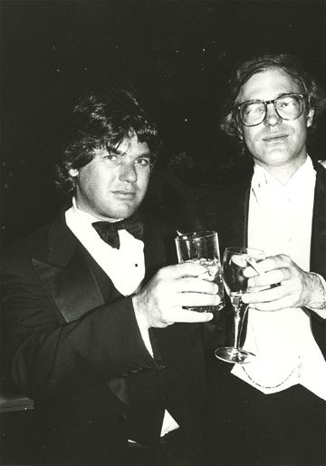Andy Warhol, Jann Wenner and Francois de Menil
