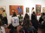 Students in Gallery