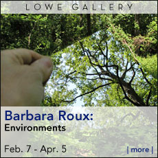 Lowe Gallery - Barbara Roux: Environments - Feb 7 - Apr 5