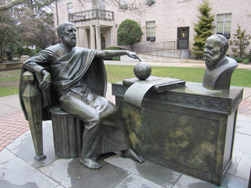 Plato Having Dialogue with Socrates by Mihail Chemiakin