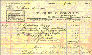 Merchant Receipt, 1908