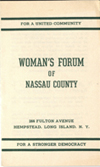 Women's Forum of Nassau County brochure