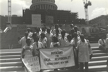 PSR protest in Washington, D.C. 1986