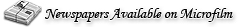 Newspapers Available on Microfilm