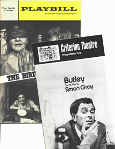 playbills from the Pinter collection