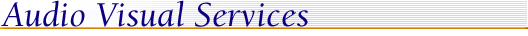 Audio Visual Services