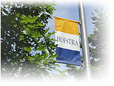Photo of a Hofstra Banner