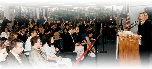 Hilary Clinton at Hofstra